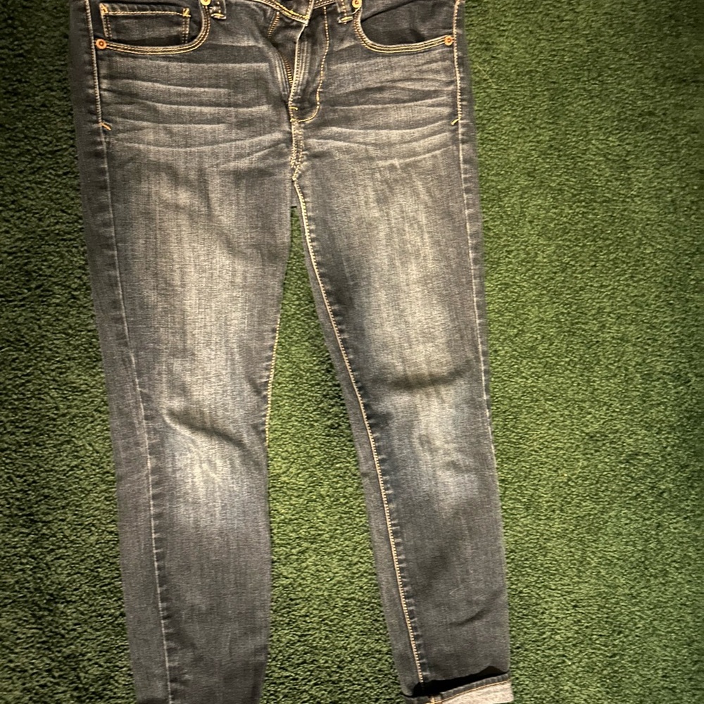 American Eagle Outfitters Gray Skinny Jeans